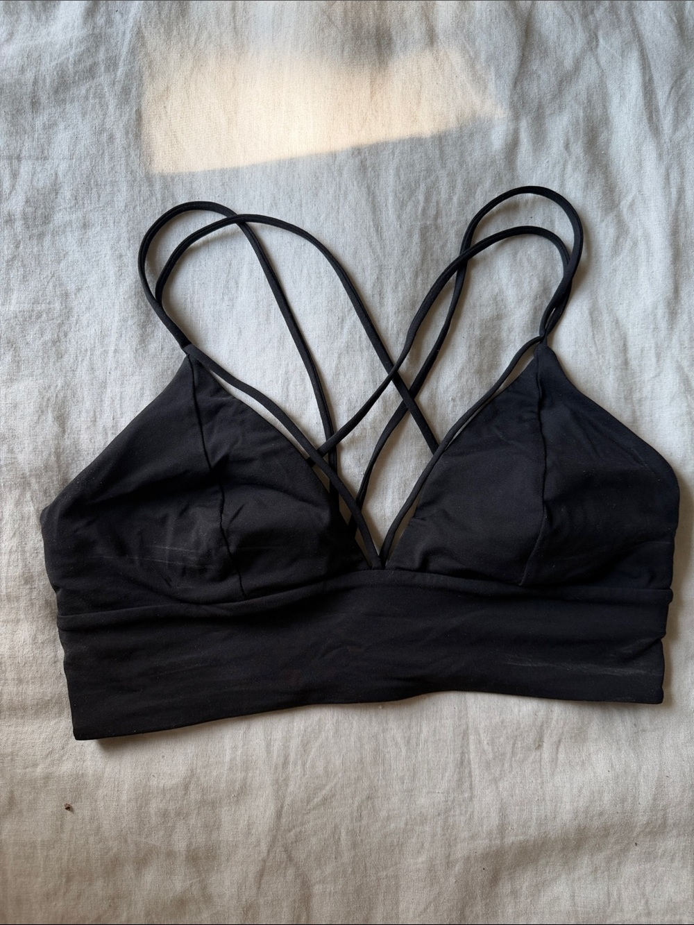 Black Strappy Bralette